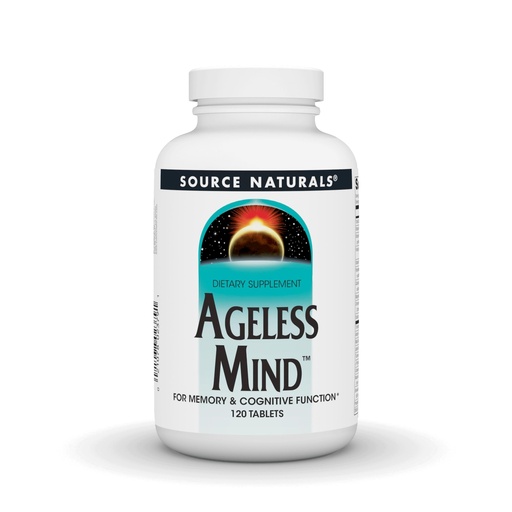 [BRSWIZ34AUPQIC32] Source Naturals Ageless Mind, for Memory & Cognitive Function* - 120 Tablets