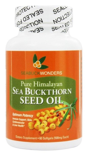 [BRSWIEIYOQPAA2TK] SEABUCK Wonders SEA Buckthorn Seed Oil, 60 SGEL