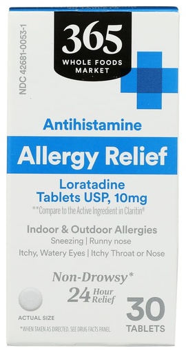 [BRSRACQFOUFQIDTH] 365 by Whole Foods Market Loratadine 10MG, 30 CT