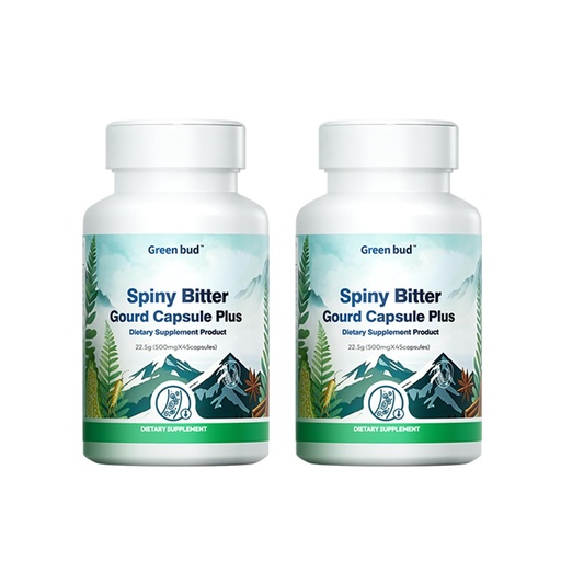 [BRSRGZQEBYMR4AD6] Spiny Bitter Gourd Capsule Plus - with Bitter Melon & Cinnamon - Metabolic Support for Men & Women - Vegetarian, Non-GMO - 45 Capsules, 2-Pack