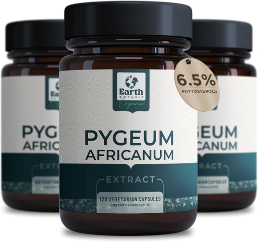 [BRSRMAQYCB5A2HY4] Pygeum Bark Extract 500mg 120 Capsules - Herbal Supplement Supports Prostate Health, Bladder, and Urinary Tract - Men's Health Supplement (Vegetarian, Non-GMO) 4 Months Supply