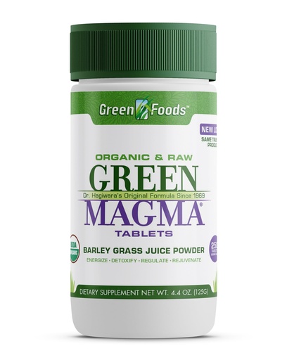 [BRSWIYTYOUIWA3I7] Green Foods Original Green Magma Barley Grass Nutritional Supplement, 250 Tablets (500mg Ea) Certified Organic