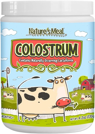 [BRSWYZIQC54BE2TF] Immune Support for Kids - Colostrum Powder, Natural Super Food with Lactoferrin, IgG, and PRPS 4.2 oz. Ages 6 Months+