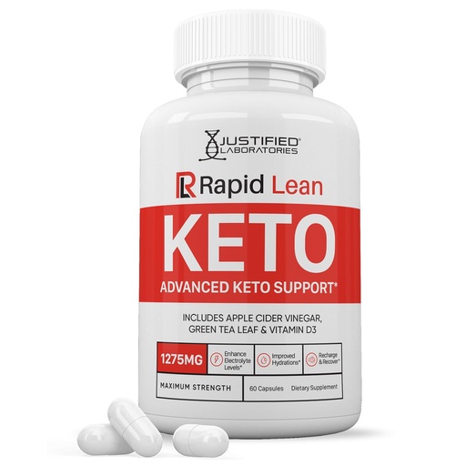 [BRSRAZT4CANBODTG] Rapid Lean Keto ACV Pills 1275MG Keto Support Blend Capsule Alternative to Keto ACV Gummies Formulated with Apple Cider Vinegar Extra Virgin Olive Oil Powder Green Tea Leaf 60 Capsules