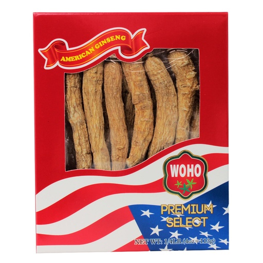 [BRSWI2TRCMEBEHL4] Woho American Ginseng 100.4, Long Large XL Cultivated Roots 4oz
