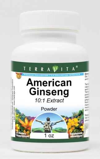 [BRSWG2QCOZ5QOE3F] American Ginseng 10:1 Powder (1 oz, ZIN: 520223)