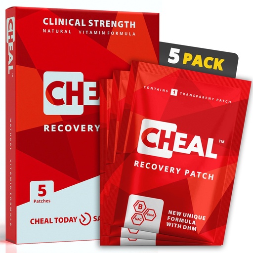 [BRSW2CYKCB6BGYLJ] Party Recovery Patch 5 Pack - Natural Replenishing Formula for Better Mornings | Before Drinking Use