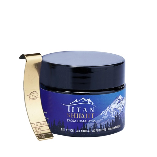 [BRSREAINOV6WAFL3] Himalayan Highland Gold Grade Shilajit, 100% Pure Sun-Dried Shilajit Resin (50g) – Natural Resin for Men & Women