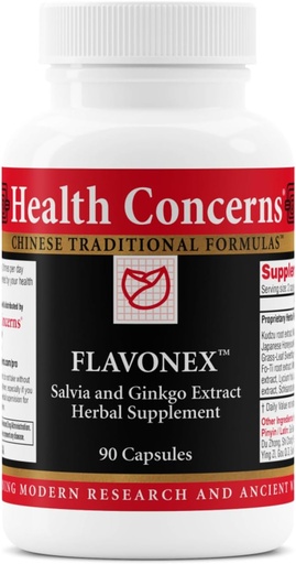 [BRSW2FL4OR5WG33H] Health Concerns Flavonex - Natural Blood Circulation & Brain Health Supplements - 90 Capsules