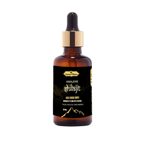 [BRSROAALOUDQ2E3J] Pure Organic Himalayan Shilajit Drops for Men & Women (1.0 Oz / 30Ml)