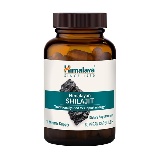 [BRSRAZYECMHGA2YZ] Himalaya Shilajit - Herbal Energy Supplements with Fulvic Acid and 85+ Trace Minerals, from Shilajit Resin, Vegan, Non-GMO, Gluten Free, 250 mg, 60 Capsules