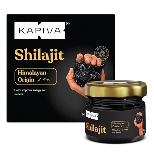 [BRSW2EATBUGQ2DI7] Kapiva Original Himalayan Shilajit/Shilajeet Resin 20g | 250mg/Serving | For Energy, Endurance & Vitality | 80 Servings | 100% Ayurvedic