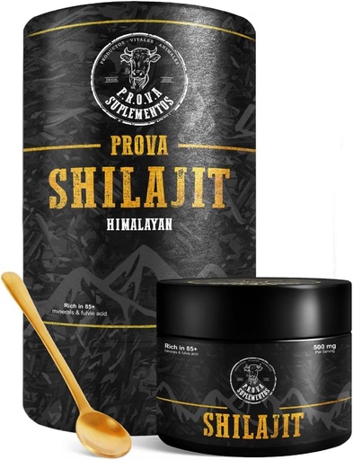 [BRSREEACCUBGEHLG] Himalayan Pure Shilajit Resin | 85+ Trace Minerals, 75% Fulvic Acid | Lab Test Report Included | 500mg Servings (50g)