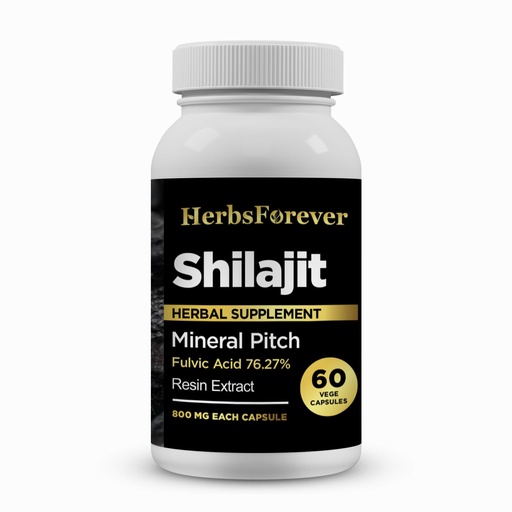 [BRSRGFQYCUFGOCTJ] Herbsforever Himalayan Shilajit|60Veg Capsules|800mg