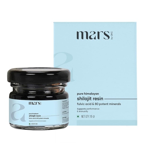 [BRSRAGQ7BMIW23T4] Mars Himalayan Organic Shilajit Resin | Natural Resin Sourced from The Himalayas | Supports Vitality, Energy & Overall Wellness | 15g | Pack of 1