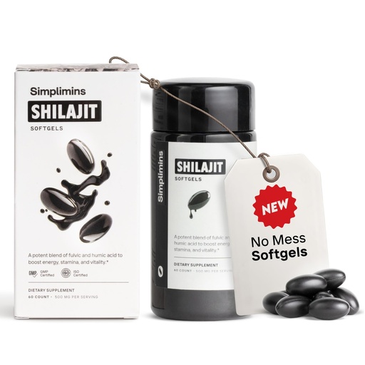 [BRSREFI2C4JR6DQ4] Liquid Shilajit Softgels Himalayan Resin Extract + Piperine | Adaptogenic Energy & Focus Formula | 500mg Fulvic Acid Complex | 60 Count | Mess-Free & Travel-Ready