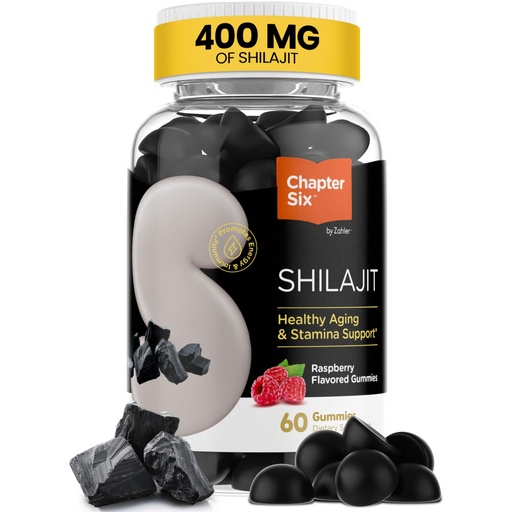 [BRSRGZQLA4BBUFIY] Zahler Chapter One Shilajit Gummies - 400 mg Vegetarian Shilajit for Men & Women - Vitality, Stamina & Focus Support - Mineral Rich Gummies - Non-GMO & Gluten Free - Raspberry Flavor, 60 Count