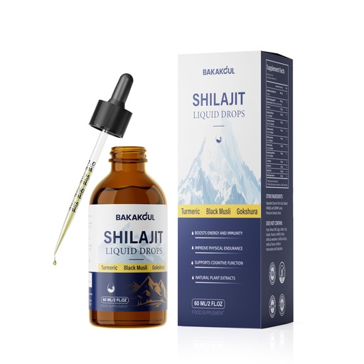 [BRSREYA2BMPA4GY4] Shilajit Liquid Drops with Ashwagandha,Turmeric,Black Musli for Enhanced Energy & Immune Support,Shilajit for Men,Sugar-Free,2 Fl.Oz