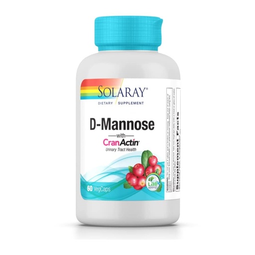 [BRSWIZTZA4DWGD3A] D-Mannose with CranActin Solaray 60 VCaps