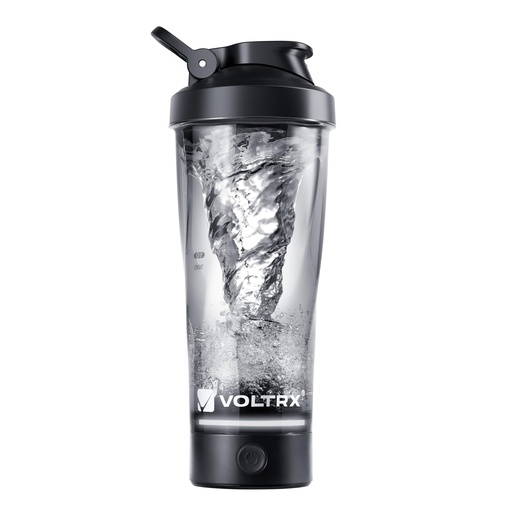 [BRSRACYDCN7BGA3U] VOLTRX VortexBoost Electric Shaker Bottle, USB C Rechargeable Protein Shake Mixer, Shaker Cups for Protein Shakes and Meal Replacement Shakes, BPA-Free, Made with Tritan, Black