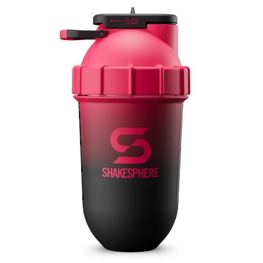 [BRSREHD6ARYQ4DLO] SHAKESPHERE Tumbler View Protein Shaker Bottle - BPA-Free 24oz Blender Shaker Cups for Protein Shakes, Purees, Fruit, Smoothies with Clear Window - Bladeless Mixer & Leak Proof