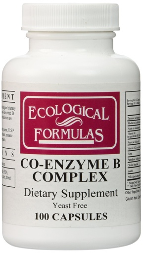 [BRSWIYQ7DIJRMF34] Ecological Formulas/Cardiovascular Res. - Co-Enzyme B Complex - 100 Caps.