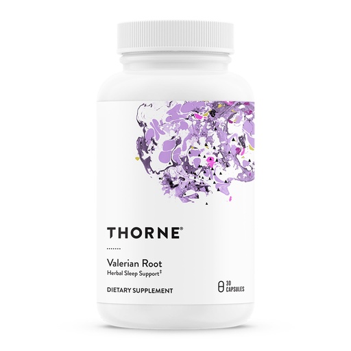 [BRSRECQQOJ4AOEQ3] THORNE - Valerian Root - Natural Sleep Supplement - Supports Sleep Quality & Helps You Fall Asleep Faster* - Melatonin-Free - Third-Party Certified - Gluten, Dairy & Soy-Free - 30 Capsules