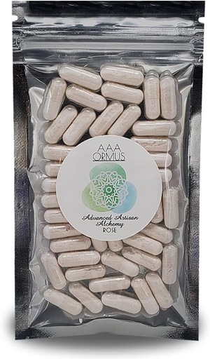 [BRSWY233CFYGG3AY] ORMUS Rose - Monoatomic Gold - 45 Vegan Capsules - The Philosophers Stone - AAA Ormus