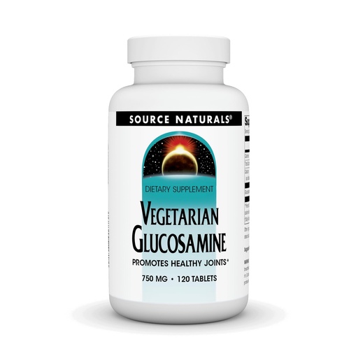 [BRSWIYT7CMBG2CAZ] Source Naturals Vegetarian Glucosamine, Promotes Healthy Joints*, 750 mg - 120 Tablets