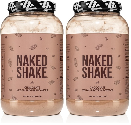 [BRSRGGT3DEOQOHLK] NAKED Shake - Chocolate Protein Powder - Plant Based Protein Shake with Mct Oil, Gluten-Free, Soy-Free, No Gmos Or Artificial Sweeteners - 30 Servings (Pack of 2)