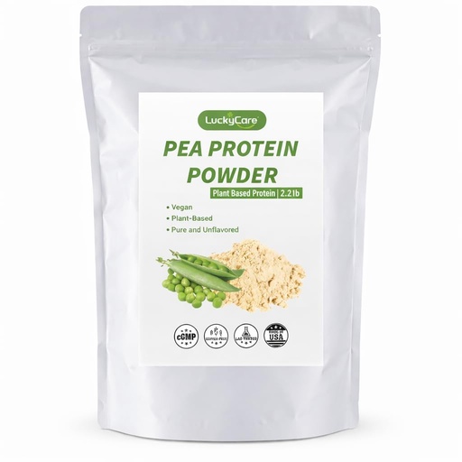 [BRSRACABAQMGCHTD] Original Pea Protein Powder 2.2lb, Unflavored | Pure Vegan Plant-Based Protein | Gluten-Free, Keto-Friendly, Non-GMO | Clean Natural Protein for Shakes & Smoothies