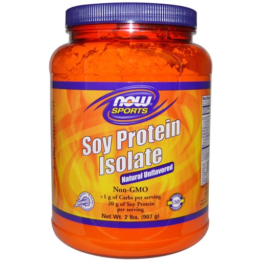[BRSWIYQ6CAMWACI3] Now Foods Soy Protein Isolate Non-GMO Unflavored - 2 lbs. 2 Pack