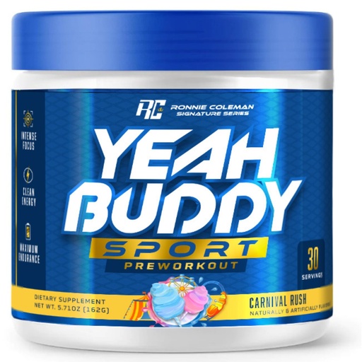 [BRSROH34ORYA2FY6] Ronnie Coleman Signature Series NEW Pre Workout Powder for Women & Men, Preworkout w/Amino Acid Beta Alanine, L Citrulline, Caffeine for Energy Support, Endurance & Focus (Carnival Rush)