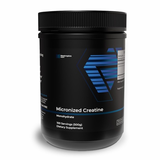 [BRSWKED7AZ5RCYD6] Nootropics Depot Creatine Monohydrate Powder 500g | Micronized | 100 Servings | Unflavored | Muscle Energy, Strength & Performance Support | for Men and Women