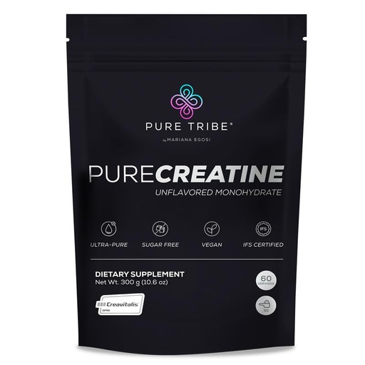 [BRSRGYAKAENRQYA3] PureCreatine – Micronized Creatine Monohydrate Powered by Creavitalis – Unflavored Creatine Monohydrate Powder for Energy & Recovery – No Bloating, Easy Digestion – 5g per Scoop, 300g