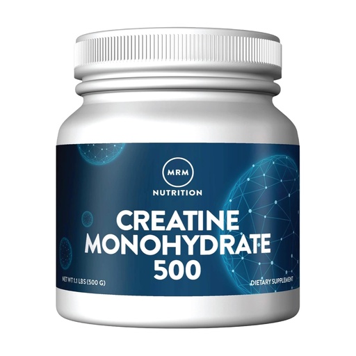 [BRSWIYQOAR4AI3TG] MRM Nutrition Creatine Monohydrate 500 - for Men and Women, Pure & Micronized, Contains Amino Acids for Muscle Recovery & Energy Production, Keto, Vegan, Unflavored, & Low-Carb Friendly - 100 Servings