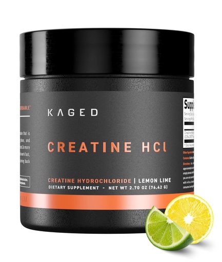 [BRSROZIQAABAIHTU] Kaged Creatine HCl Powder | 7X Concentrated vs Mono | Muscle Building & Recovery | High Absorption | No Bloating | Creatine for Men & Women | Vegan, Gluten Free | Lemon Lime | 75 Servings