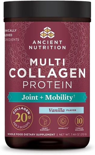 [BRSWGFT5OIDQECT4] Ümumi Nutrition Collagen Toz Protein, Multi Collagen Protein Toz Axtarış + Mobility, 20 Xidmət, Post Workout üçün Hidrolyzed Collagen Peptides ilə birləşdirilmiş kolleksiyası, 7.48oz