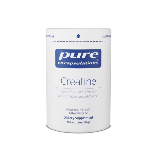 [BRSREAIODIBAO3DX] Pure Encapsulations Creatine - Creatine Supplement - Muscle Strength, Performance & Recovery - Pre-Workout Recovery Powder - Gluten-Free, Non-GMO & Hypoallergenic - 315 g (60 Servings)