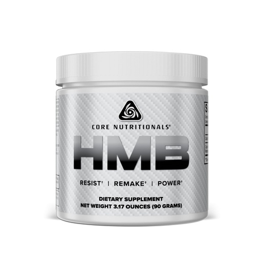[BRSRMZAQO4CR6ALU] Core Nutritionals HMB (Beta-Hydroxy Beta-Methylbutyrate) | Recovery Support | Increase Power Output & Reduce Muscle Breakdown | 90 Servings (Unflavored)
