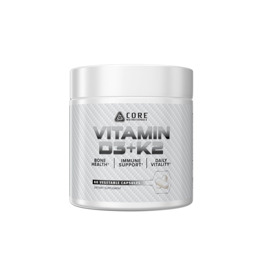 [BRSRGAD7BN5G2YI7] Core Nutritionals, Vitamin D3+K2, 60 Cap
