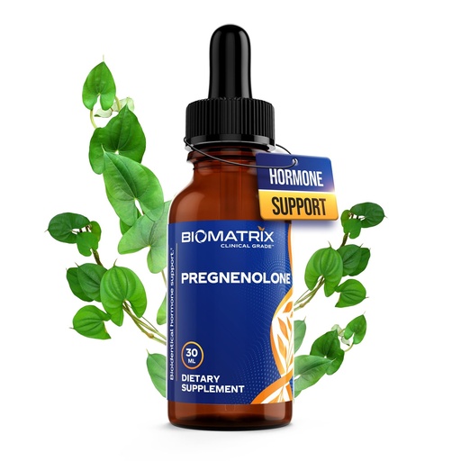 [BRSWIB32OUIW2YL4] BioMatrix Pregnenolone Supplement, Sublingual Micronized Liquid for Memory, Mood, Brain Health | 3X Better Absorption Than Capsules (30 ml) - 30-60 Day Supply