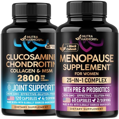 [BRSREEIOCQPQKHTB] NUTRAHARMONY Glucosamine Chondroitin & Menopause Capsules