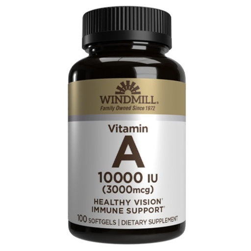 [BRSWIYYLBADGAC36] Vitamin A SFGL 10000IU WMILL Size: 100