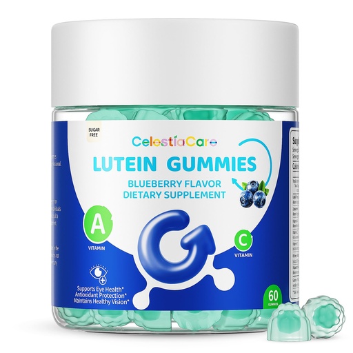 [BRSREGT5OANQ2EIY] Lutein and zeaxanthin Eye Vitamins Gummies, Bilberry, Astaxanthin, Eye Vitamins for Kids and Adult Vision&Blue Light Support, Overall Eye&Macular Health-60 Count