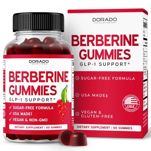 [BRSRAZTROJ7AOGTO] Berberine Gummies with Ceylon Cinnamon (1,200mg) Premium Sugar-Free Berberine Ceylon Cinnamon Supplement for Adults - Third-Party Tested, Non-GMO & Made in USA - 60 Count Chewable Gummies