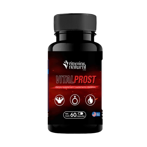 [BRSROEAHBMDQ4CA3] Vital Prost - Saw Palmetto and Yohimbine for Prostate Health, Urinary Support, Energy Boost, Balance Hormone Levels - Natural Dietary Supplement for Men (60 Capsules)