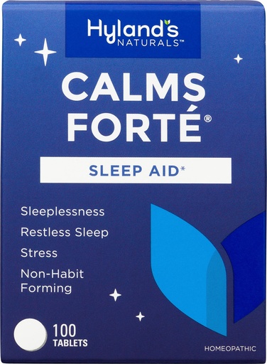 [BRSRMHQOPIPAK3DH] Hyland's Calms Forte Tablets, Natural Relief of Nervous Tension and Occasional Sleeplessness, 100 Count