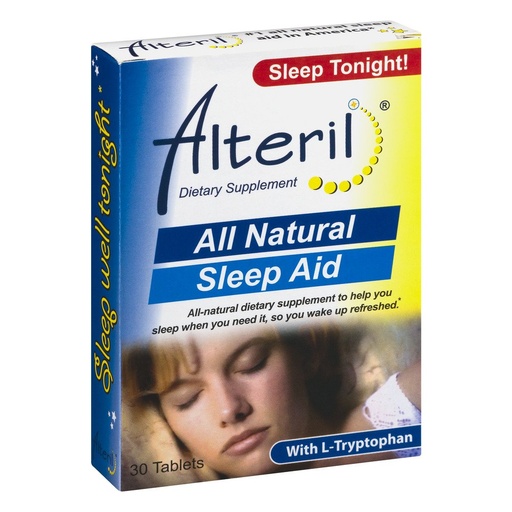 [BRSWIGIBDNYBUAAZ] Alteril All Natural Sleep Aid 30 Tablets (Pack of 2)