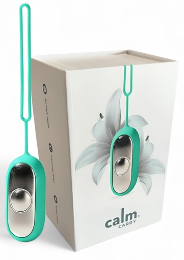 [BRSREZYQAAFGG3T5] Glowco CalmCarry Sleep Aid Device – Handheld Microcurrent Relaxation Tool, Supports Calm, Focus & Gentle Relief, USB Rechargeable, Portable Wellness Device for Adults & Kids | Teal Calm Carry